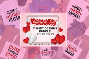 25 Valentine's Day Tshirt Designs Bundle