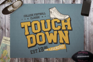 American Football T-Shirt Print Template