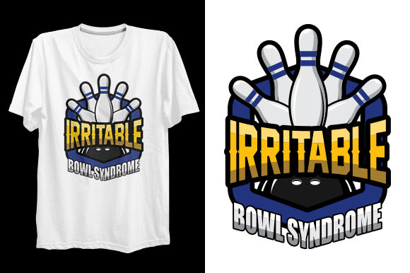 Bowling Ball T-Shirt Design: Graphics & Print Templates