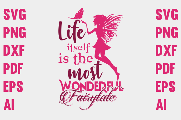 Fairy T-shirt Design: Graphics & Print Templates for Sellers