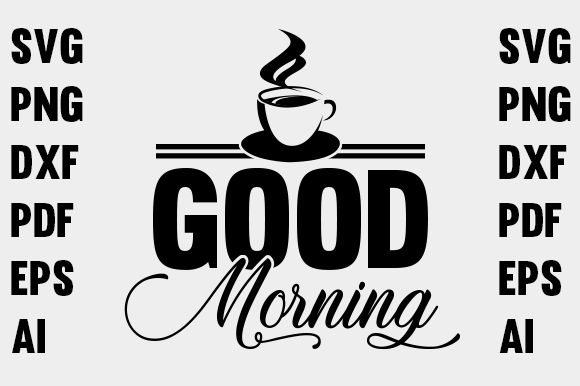 Good Morning Typography T-shirt Design