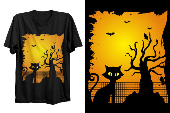 Halloween T-Shirt: Graphics & Print Templates