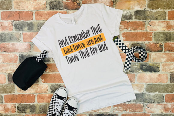 Inspired Quote Tshirt Design SVG EPS PNG: Graphics for Print Templates