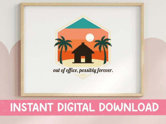 Out of Office Possibly Forever SVG PNG