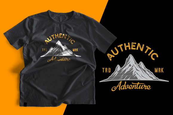 T-shirt Design - Adventure: Graphics and Print Templates