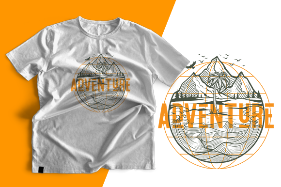 T-shirt Design - Adventure Trips