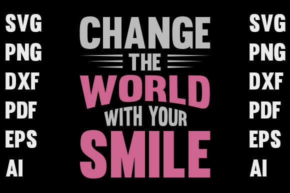 T-shirt Design - Change the World Graphics