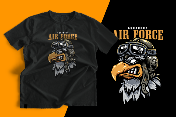T-shirt Design - Eagle Aviator