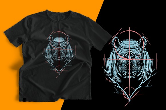 T-shirt Design - Rhino: Graphics and Print Templates