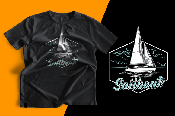 T-shirt Design - Sailboat