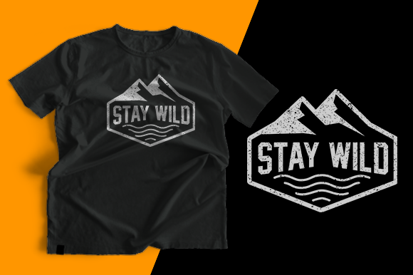 T-shirt Design - Stay Wild