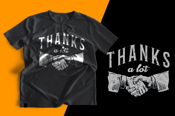 T-shirt Design - Thanks Graphics and Print Templates