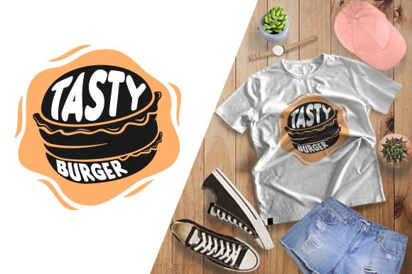 Tasty Burger Graphics: Print Templates for Crafters