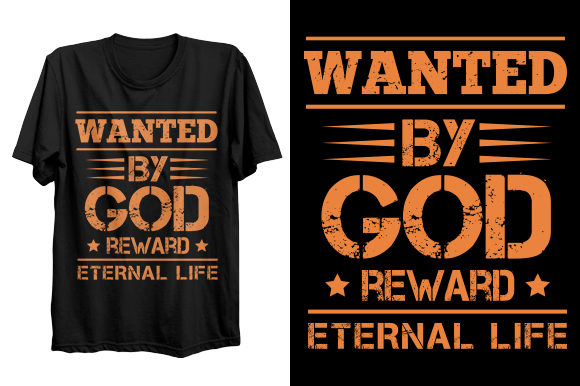 Wanted Poster T-Shirt Design: Graphics & Print Templates