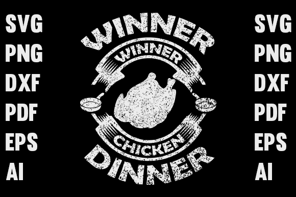 Winner T-shirt Design: Graphics & Print Templates